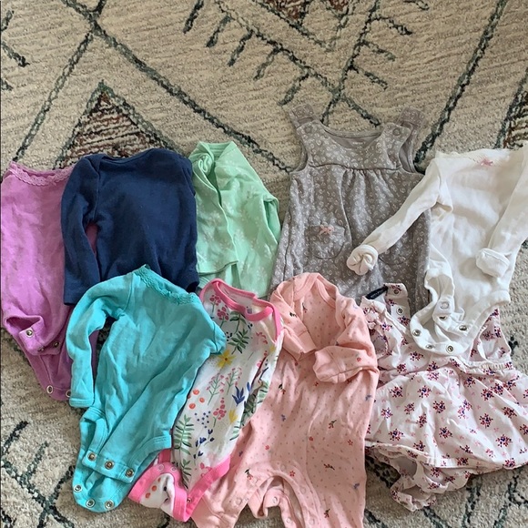 Newborn girl dresses and onesies
